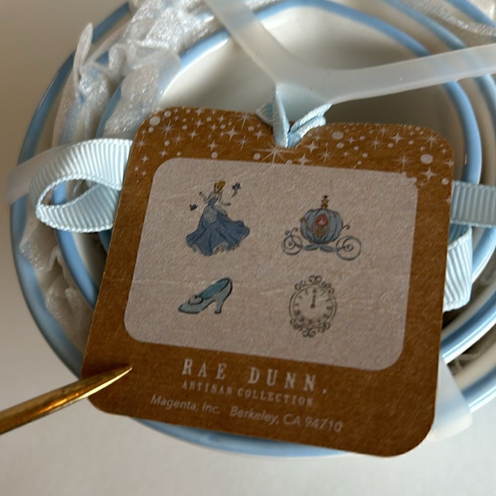 NWT Rae Dunn Disney Princess Cinderella Blue Birds Measuring Cups Set of 4 - Picture 9 of 12